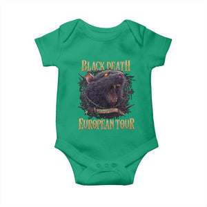 Black Death European Tour Baby Onesie Plague Rat Medieval History Alternative Art TS10 Irish Green Print Your Wear
