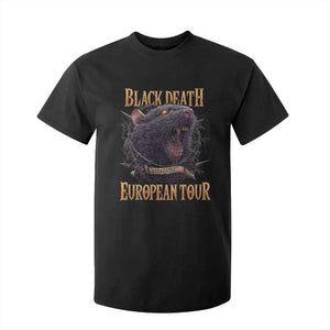 Black Death European Tour T Shirt For Kid Plague Rat Medieval History Alternative Art TS10 Black Print Your Wear