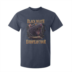 Black Death European Tour T Shirt For Kid Plague Rat Medieval History Alternative Art TS10 Navy Print Your Wear