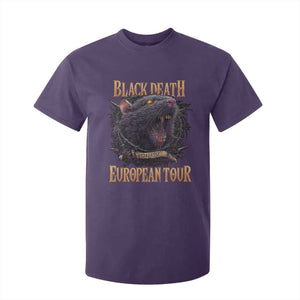 Black Death European Tour T Shirt For Kid Plague Rat Medieval History Alternative Art TS10 Purple Print Your Wear
