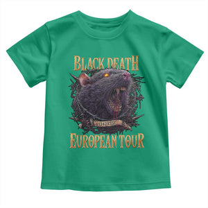 Black Death European Tour Toddler T Shirt Plague Rat Medieval History Alternative Art TS10 Irish Green Print Your Wear