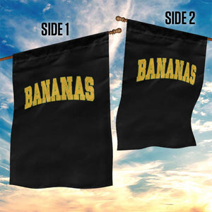 Funny Retro Bananas Garden Flag Vintage Banana Gifts Yellow Varsity TS10 Print Your Wear