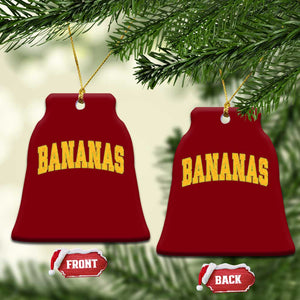 Funny Retro Bananas Ceramic Ornament Vintage Banana Gifts Yellow Varsity TS10 Print Your Wear