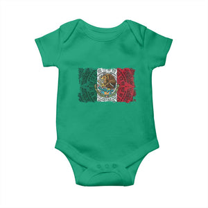 Eagle Mexican Flag Baby Onesie Aztecs Mexico Heritage Roots TS10 Irish Green Print Your Wear