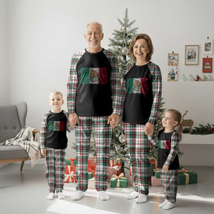 Eagle Mexican Flag Plaid Pajama Set Aztecs Mexico Heritage Roots TS10 Christmas Plaid Print Your Wear