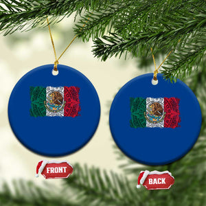 Eagle Mexican Flag Ceramic Ornament Aztecs Mexico Heritage Roots TS10 1pc Blue Print Your Wear