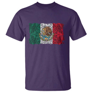Eagle Mexican Flag T Shirt Aztecs Mexico Heritage Roots TS10 Purple Print Your Wear