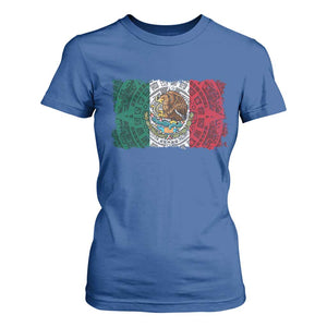 Eagle Mexican Flag T Shirt For Women Aztecs Mexico Heritage Roots TS10 Royal Blue Print Your Wear