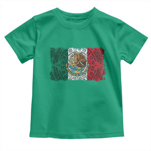 Eagle Mexican Flag Toddler T Shirt Aztecs Mexico Heritage Roots TS10 Irish Green Print Your Wear
