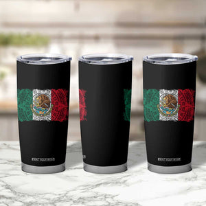 Eagle Mexican Flag Tumbler Cup Aztecs Mexico Heritage Roots TS10 Print Your Wear