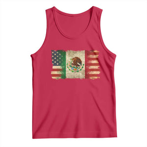 American Mexican Flag Tank Top Mexico Heritage Mexican Roots TS10 Red Print Your Wear