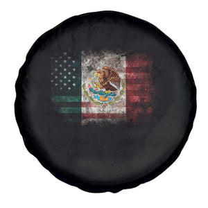 Vintage Mexican Flag Spare Tire Cover Eagle Mexico Heritage Mexican Roots TS10 Print Your Wear