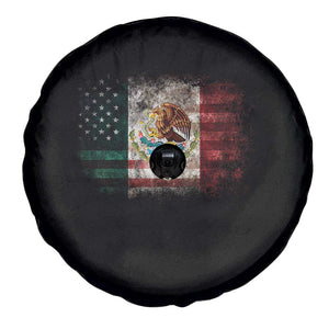 Vintage Mexican Flag Spare Tire Cover Eagle Mexico Heritage Mexican Roots TS10 Print Your Wear