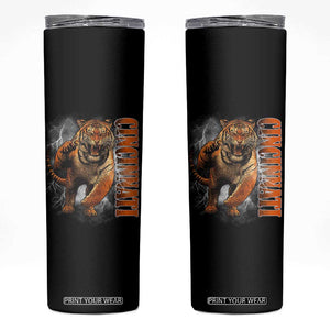Cincinnati Tiger Skinny Tumbler Bootleg Vintage TS10 Black Print Your Wear