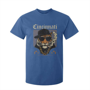 Cincinnati Tiger T Shirt For Kid Retro Vintage Mascot Sports Fan TS10 Royal Blue Print Your Wear