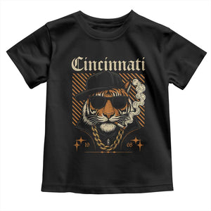 Cincinnati Tiger Toddler T Shirt Retro Vintage Mascot Sports Fan TS10 Black Print Your Wear