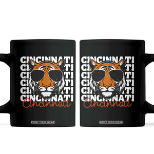 Cincinnati Tiger Coffee Mug Retro Vintage Novelty Sports Fan TS10 Black Print Your Wear