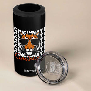 Cincinnati Tiger 4 in 1 Can Cooler Tumbler Retro Vintage Novelty Sports Fan TS10 Print Your Wear