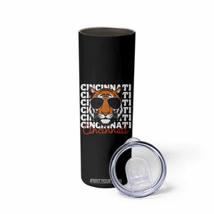 Cincinnati Tiger Skinny Tumbler Retro Vintage Novelty Sports Fan TS10 Print Your Wear