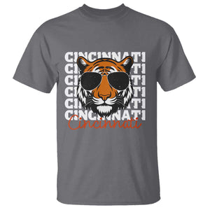 Cincinnati Tiger T Shirt Retro Vintage Novelty Sports Fan TS10 Charcoal Print Your Wear