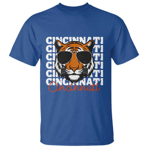 Cincinnati Tiger T Shirt Retro Vintage Novelty Sports Fan TS10 Royal Blue Print Your Wear