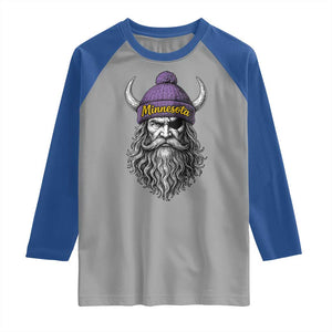 Vintage Minnesota Raglan Shirt Retro Sports Fan TS10 Sport Gray Royal Print Your Wear