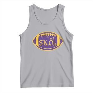 Skol Football Tank Top Retro Nordic Scandinavian Warrior Axe VF TS10 Athletic Heather Print Your Wear