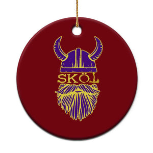 Skol Nordic Scandinavian Warrior Helmet Ceramic Ornament Retro Football Sports Fan MFV TS10 1pc Red Print Your Wear