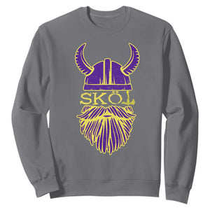 Skol Nordic Scandinavian Warrior Viking Helmet Sweatshirt TS10 Charcoal Print Your Wear