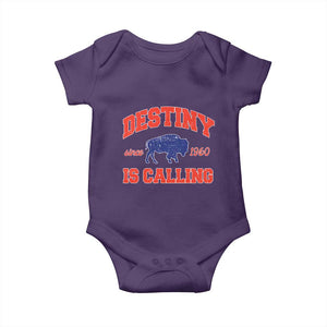 Buffalo Fan Baby Onesie Vintage Destiny is Calling Victory Monday TS10 Purple Print Your Wear