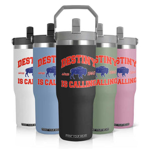 BFB Game Day Flip Straw Tumbler Vintage Destiny is Calling Victory Monday TS10 Print Your Wear