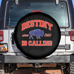 Buffalo Fan Spare Tire Cover Vintage Destiny is Calling Victory Monday TS10 No hole Black Print Your Wear