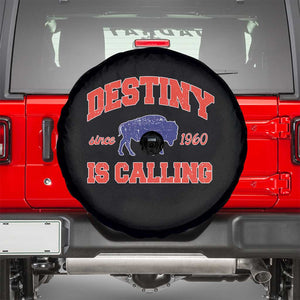 Buffalo Fan Spare Tire Cover Vintage Destiny is Calling Victory Monday TS10 Black Print Your Wear