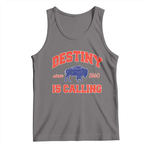 Buffalo Fan Tank Top Vintage Destiny is Calling Victory Monday TS10 Deep Heather Print Your Wear