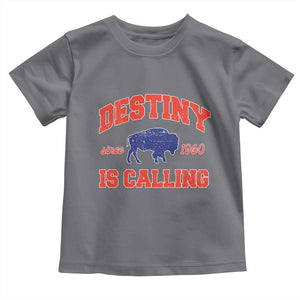 Buffalo Fan Toddler T Shirt Vintage Destiny is Calling Victory Monday TS10 Charcoal Print Your Wear