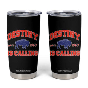 BFB Game Day Tumbler Cup Vintage Destiny is Calling Victory Monday TS10 Black Print Your Wear