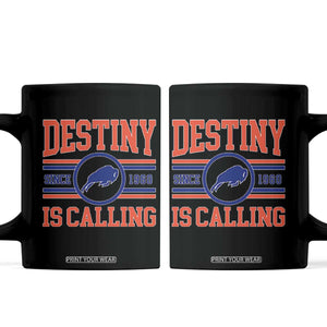 Buffalo Football Coffee Mug Funny Vintage 90s Bills Fan TS10 Black Print Your Wear