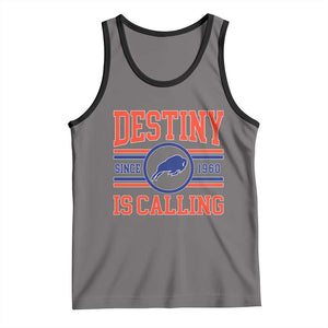 Buffalo Football Tank Top Funny Vintage 90s Bills Fan TS10 Deep Heather Black Print Your Wear