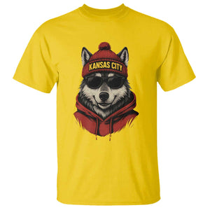 Kansas City T Shirt Vintage Retro Wolf Mascot TS10 Daisy Print Your Wear