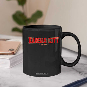 KC Game Day Coffee Mug Retro Style 90s Vintage Unisex Varisty Football TS10 Print Your Wear
