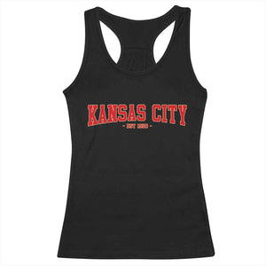 KC Game Day Racerback Tank Top Retro Style 90s Vintage Unisex Varisty Football TS10 Black Print Your Wear