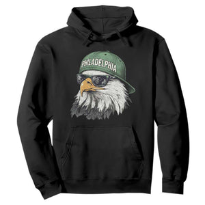 Philadelphia Fan Hoodie Retro Eagle Sports Fan TS10 Black Print Your Wear