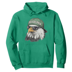 Philadelphia Fan Hoodie Retro Eagle Sports Fan TS10 Irish Green Print Your Wear