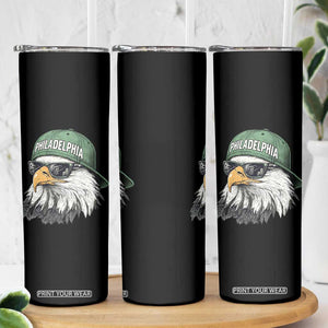 Philadelphia Fan Skinny Tumbler Retro Eagle Sports Fan TS10 Print Your Wear