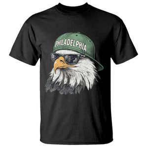 Philadelphia Fan T Shirt Retro Eagle Sports Fan TS10 Black Print Your Wear