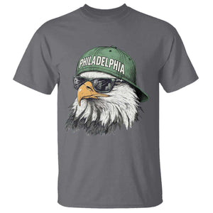 Philadelphia Fan T Shirt Retro Eagle Sports Fan TS10 Charcoal Print Your Wear