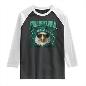 EF Game Day Raglan Shirt Retro Bootleg Sports Fan TS10 Black White Print Your Wear