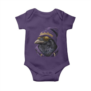 Baltimore Baby Onesie Vintage Maryland Edgar Allan Poe Raven Game Day TS10 Purple Print Your Wear