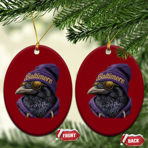 RF Football Lover Ceramic Ornament Vintage Maryland Edgar Allan Poe The Flock Game Day TS10 Print Your Wear