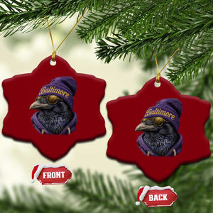 RF Football Lover Ceramic Ornament Vintage Maryland Edgar Allan Poe The Flock Game Day TS10 Print Your Wear